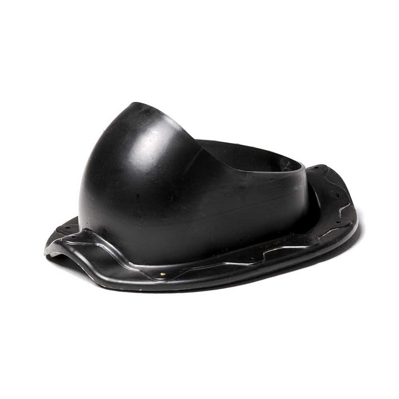 Проходной элемент трубы чёрный (металочерепица)