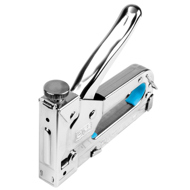 Степлер тип 53, 4-14мм, верх.регулятор, сталь.корпус ЦИ 0437