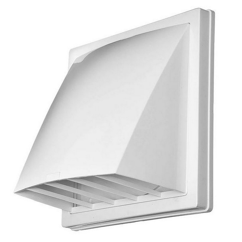 Решетка вентиляционная 170*170 с фланцем d125 ,1717РС12,5Ф