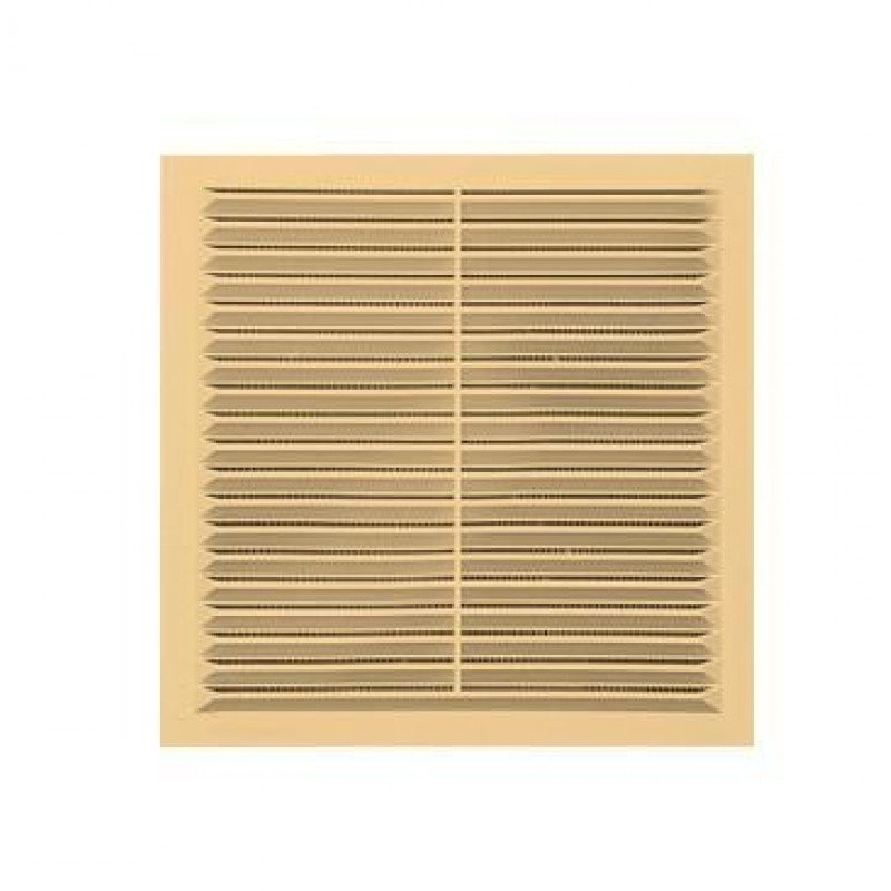 Решетка вентиляционная  138*138 1313С бежевая