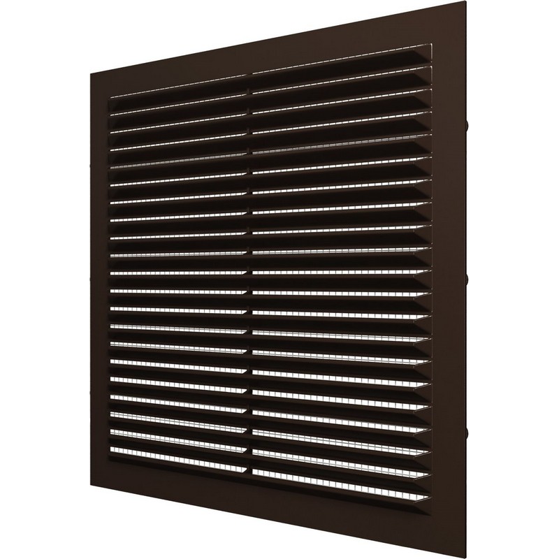Решетка вентиляционная  194*194 1919С коричневая