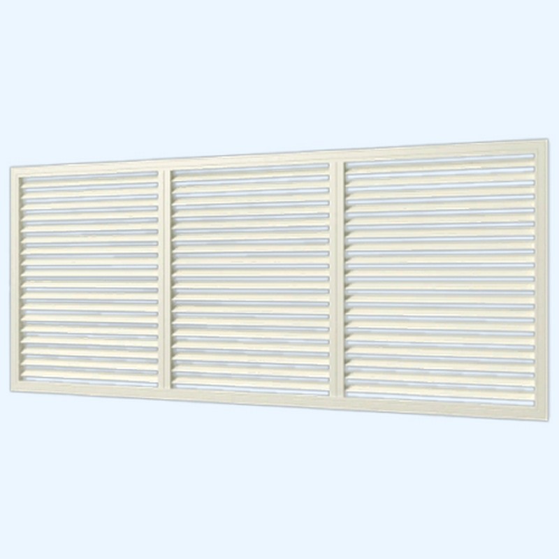 Решетка радиаторная Слоновая кость 0,6*1,5 П60150Р