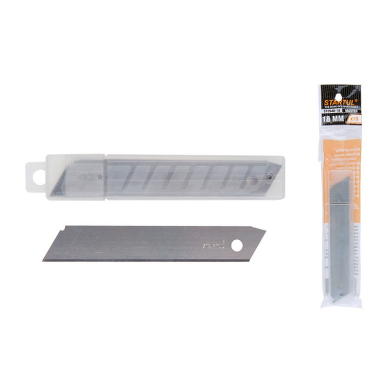 Лезвие 18мм (10шт) сегментированные STARTUL Master ST0940-18