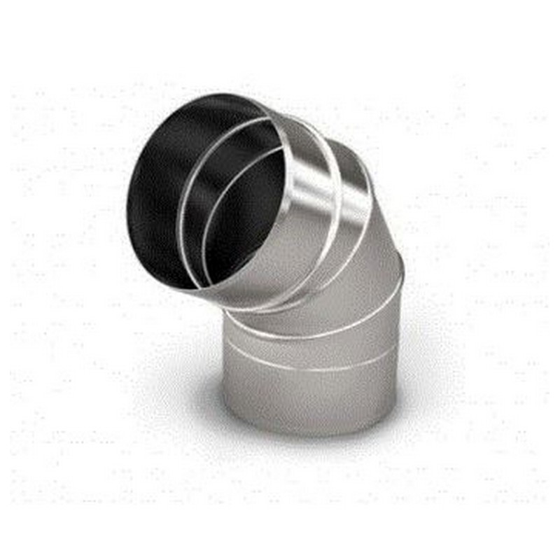 Отвод моно d 150/45" (0,8мм) н/ж