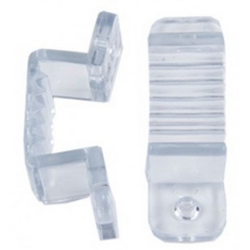 Скоба крепежная св/д лент 220в 14х7мм (10шт) Ecola SCHL14ESB