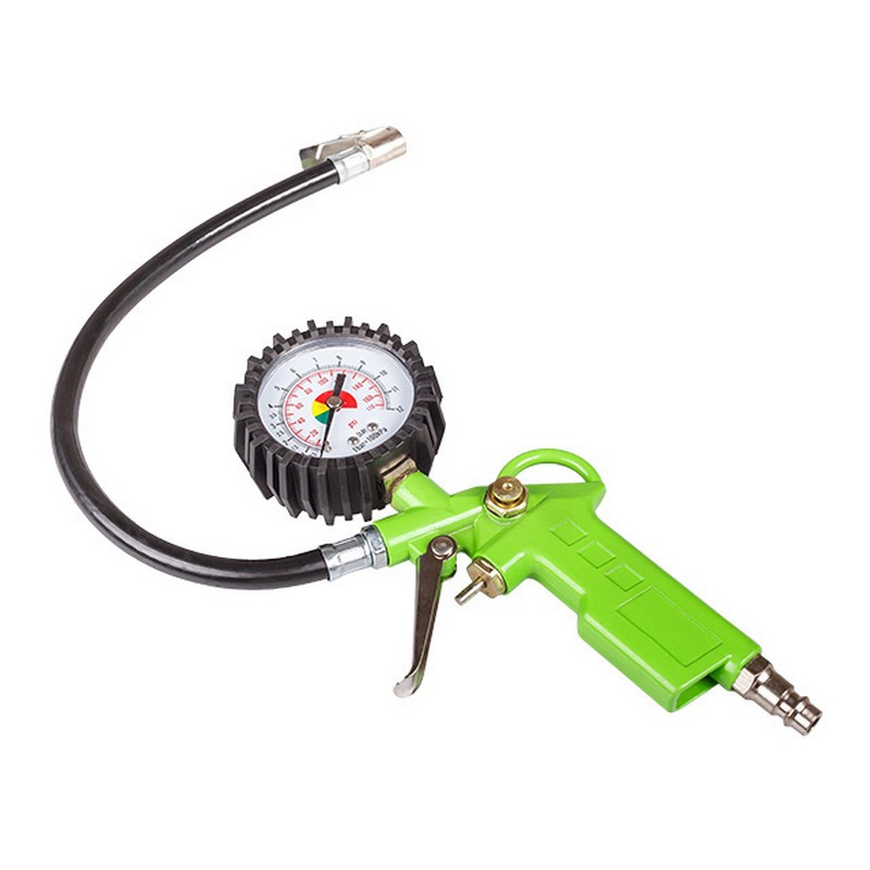 Пистолет для подкачки шин с манометром ECO TIG-1