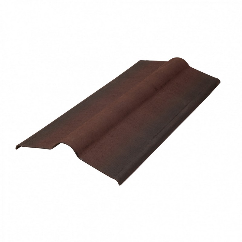Конек Ондулин коричневый 100*42
