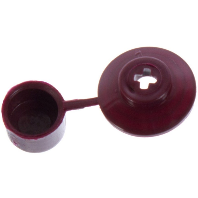 Шляпка с колпачком для кровельного гвоздя Бордо