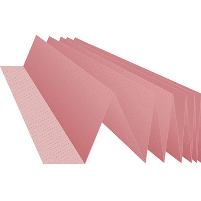 Подложка-гармошка перфорированная для полов с подогревом 1,8мм розовая /8,4м2 в уп/
