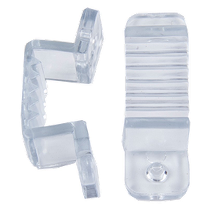 Скоба крепежная св/д лент 220в 16х8мм (10шт) Ecola SCHL16ESB