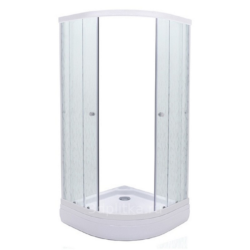 Душевая кабина ВЕЛЬВЕТ А низкий поддон 90*90 (ДН4,БЕЛЫЙ)