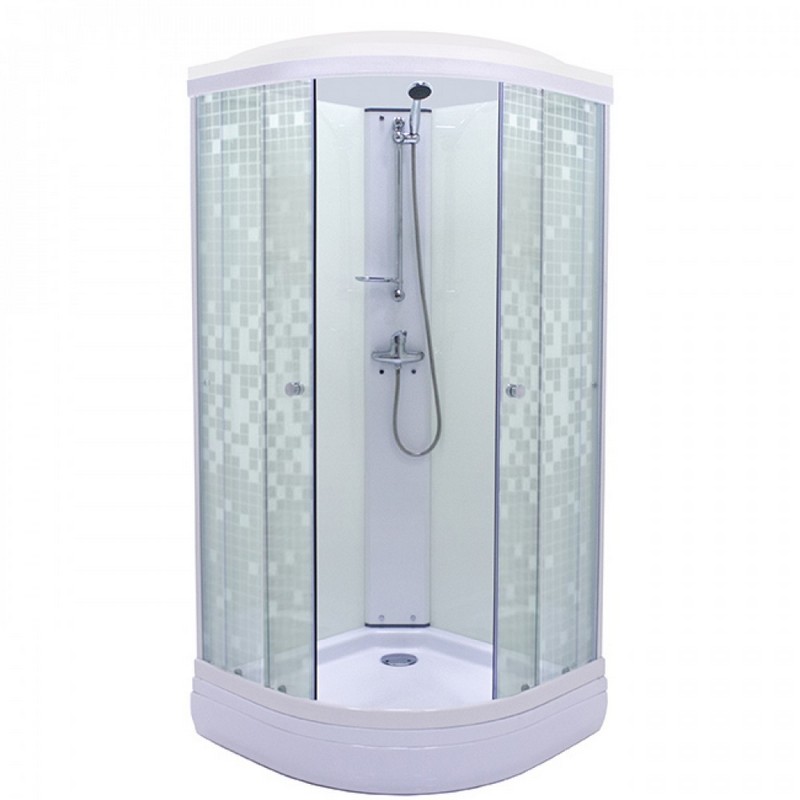 Душевая кабина ЛАЙТ В средний поддон 90*90 (ДН4,ГРАДИЕНТ),