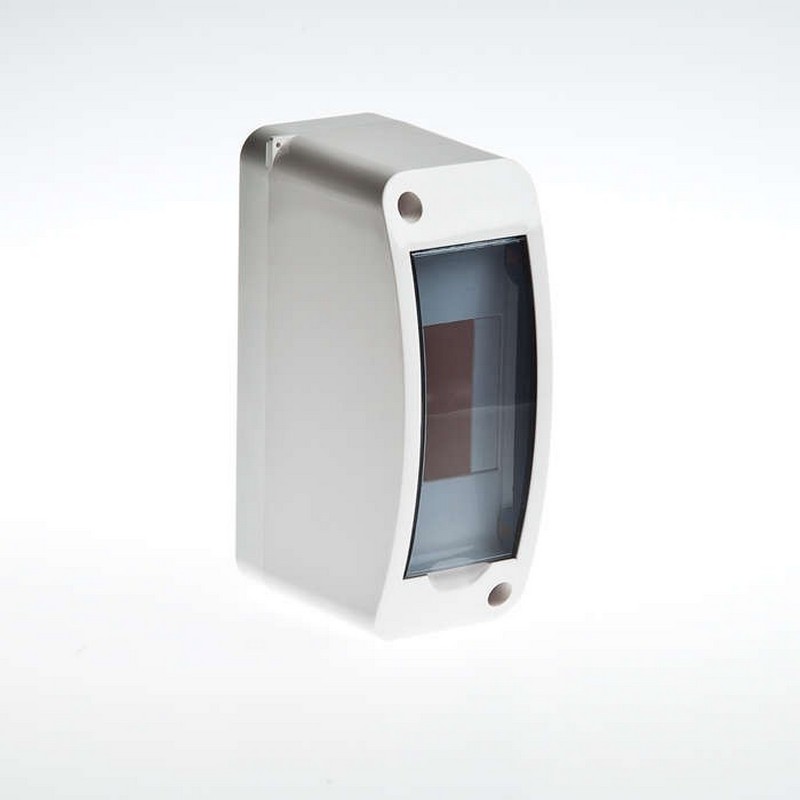 Бокс о/у 2-модул. пласт. с двер. белый IP40 Рувинил 68302