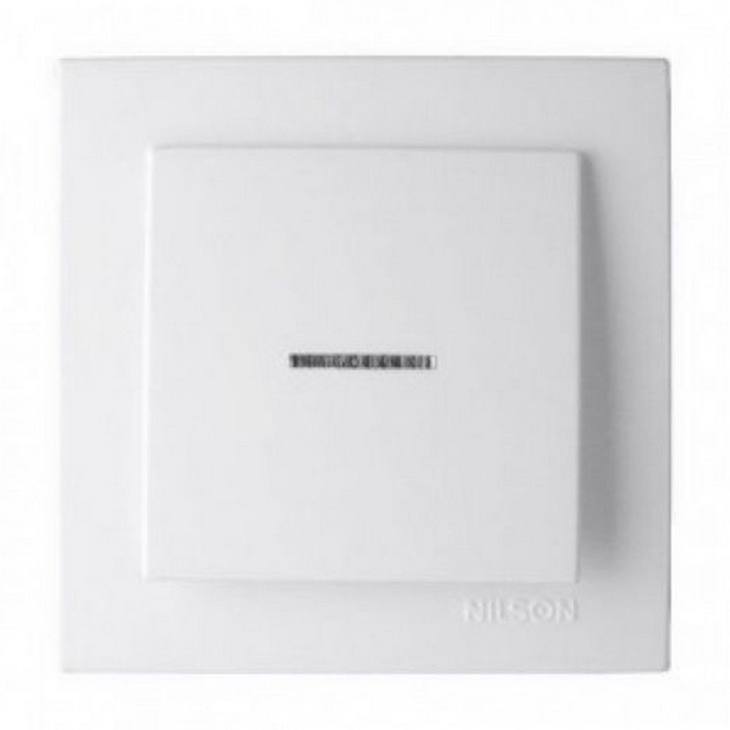 Выключатель с/у 1-кл. с инд. белый NILSON TOURAN EKO Naturel