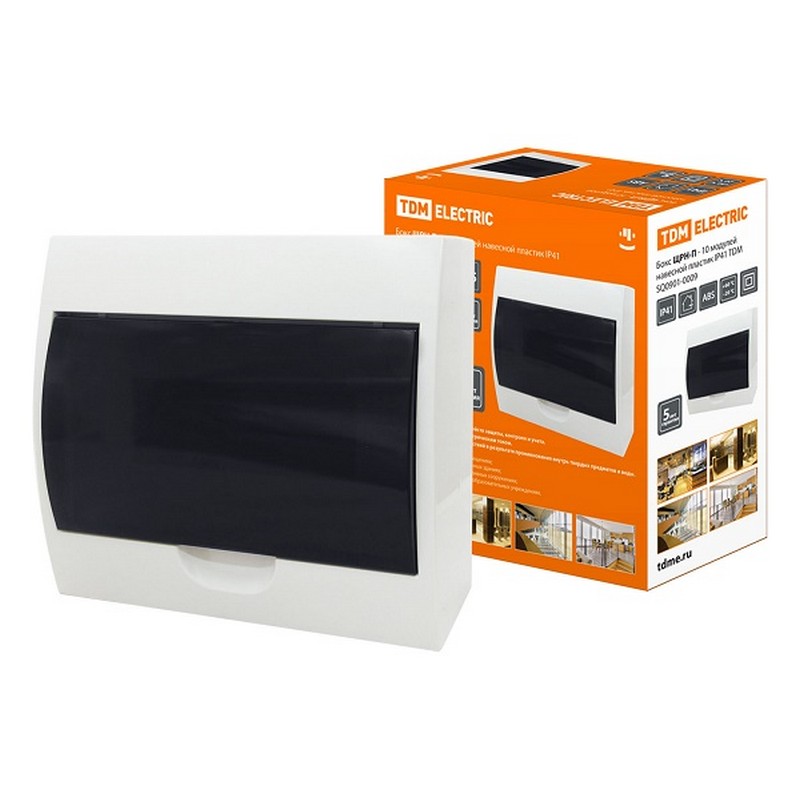 Бокс пластик ЩРН-П-18 модул. наруж. IP40 TDM SQ0901-0005