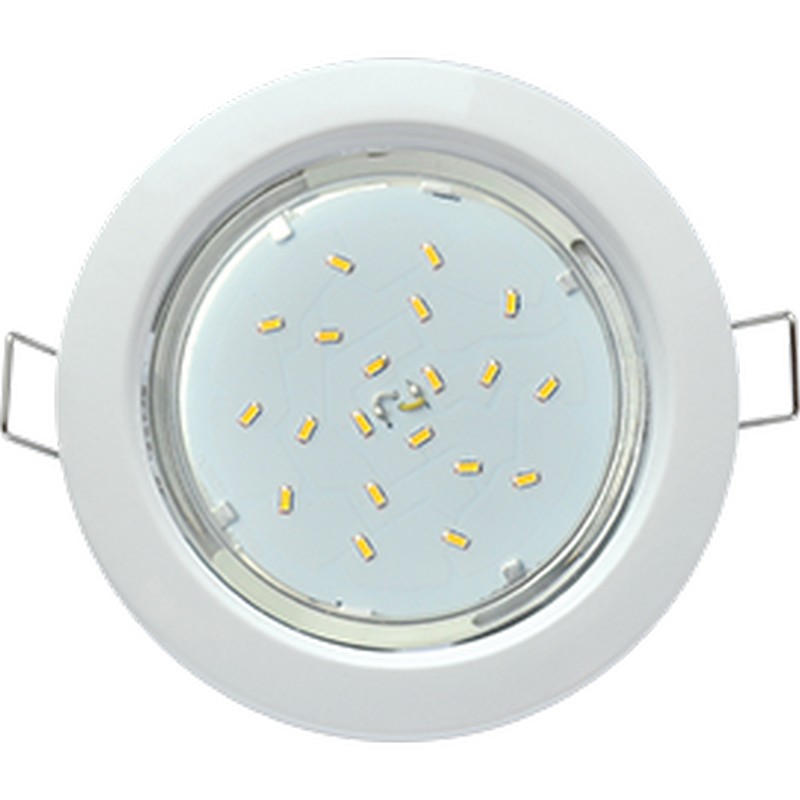 Светильник встраив. GX53 H4 без рефл. Белый 38x106 (к+) Ecola FW53H4ECB