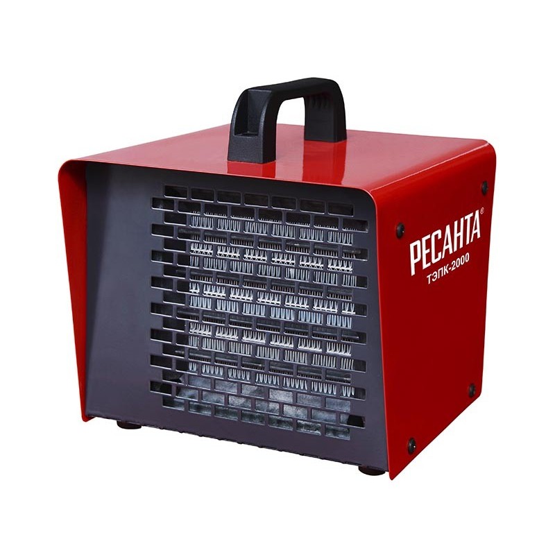 Пушка тепловая электрическая РЕСАНТА ТЭПК-2000, 2000/1000вт керам.нагреватель, квадр.