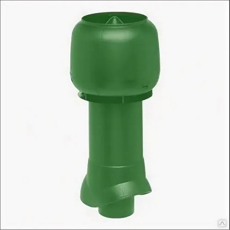 Труба вентиляции в сборе 110/160/500 зелёная (утепл)