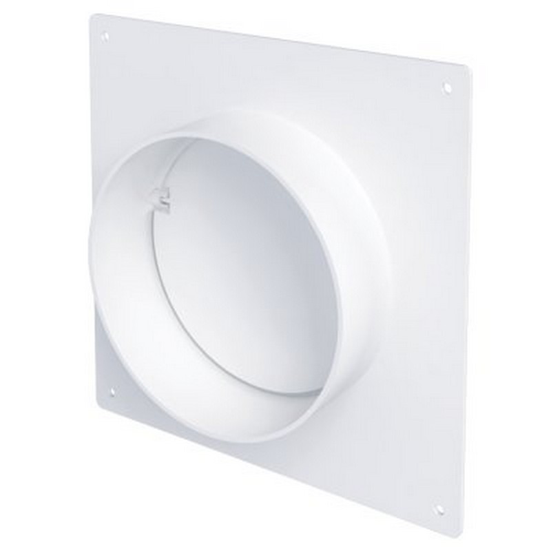 Соединитель для круглого канала с накл. пластиной и обрат.клапан 10 SKNPО (100мм)