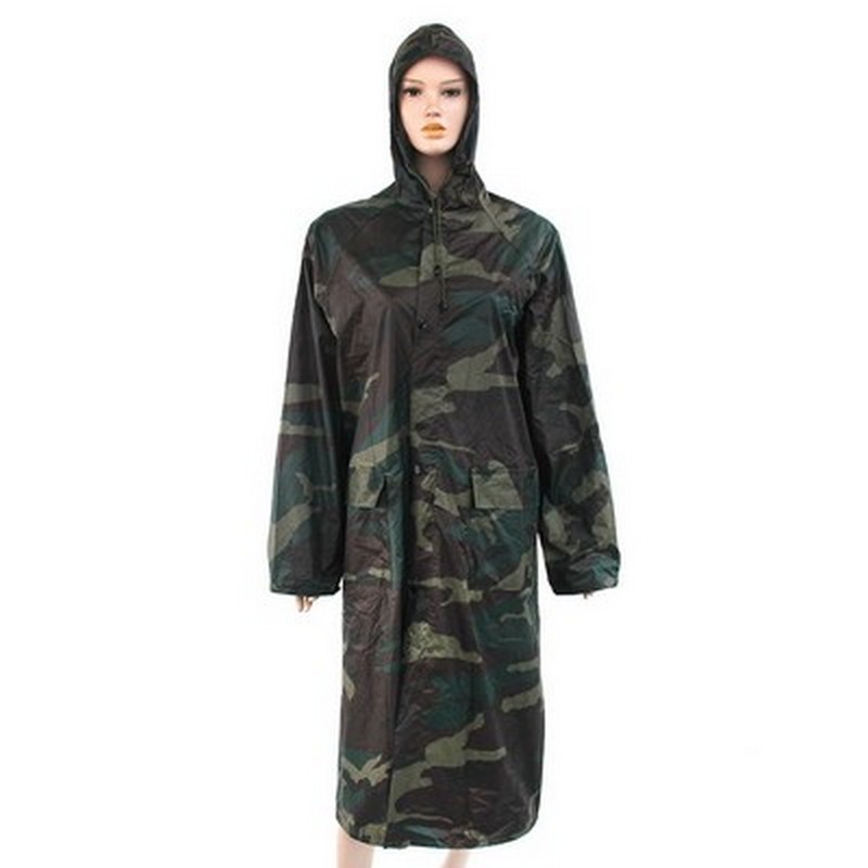 Дождевик-плащ "Камуфляж" XXXL, прорезиненный, полиестер, 180мкр. INBLOOM 457-200