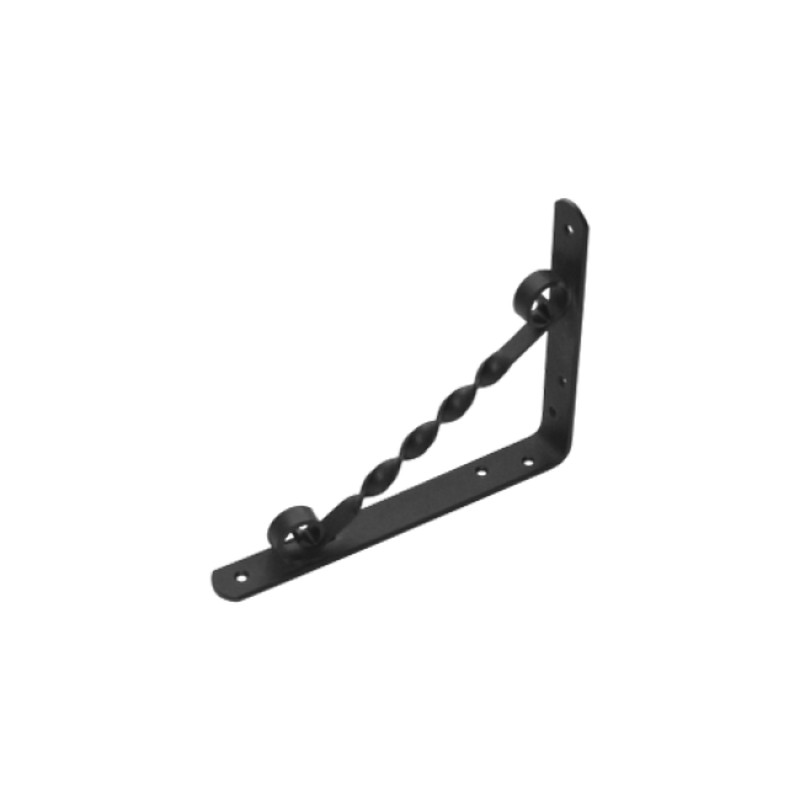 Кронштейн фигурный 200х150 черный ДОМАРТ