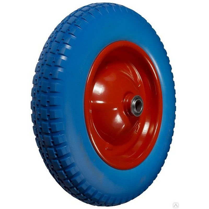 Колесо для тачки литое 13" 3.25/3.00-8, d16х90мм 