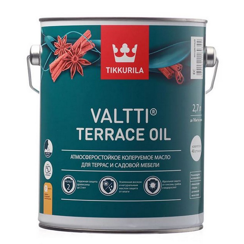 Масло для терасс VALTTI TERRACE OIL EC 2,7л