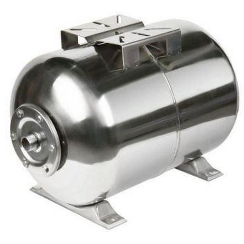 Гидроаккумулятор 50л, (гор.), нерж. сталь, мембрана EPDM 