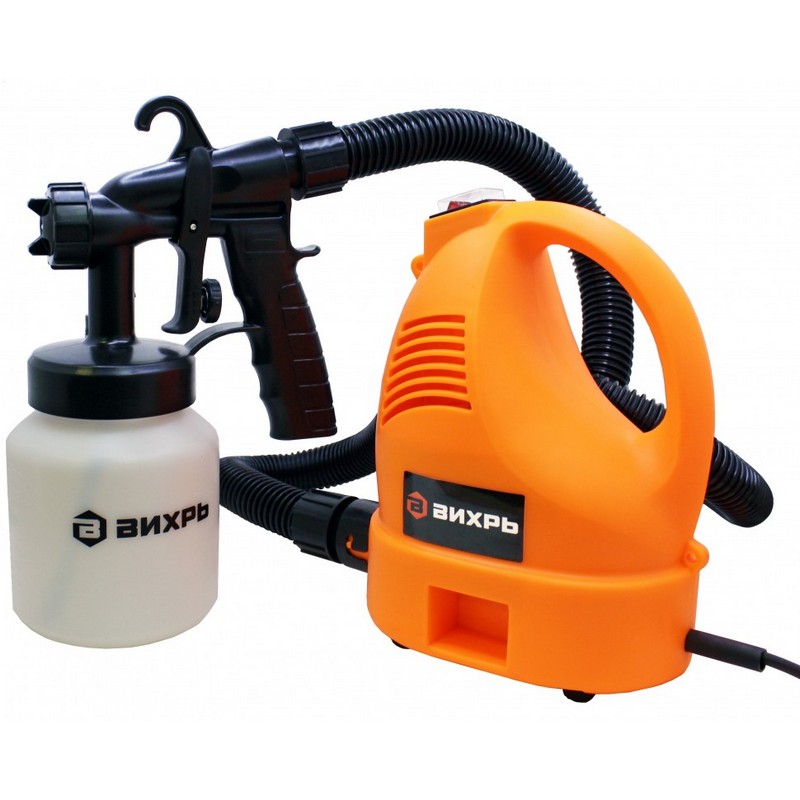 Краскопульт ВИХРЬ ЭКП-700В, 700вт 1л/мин 2,6мм