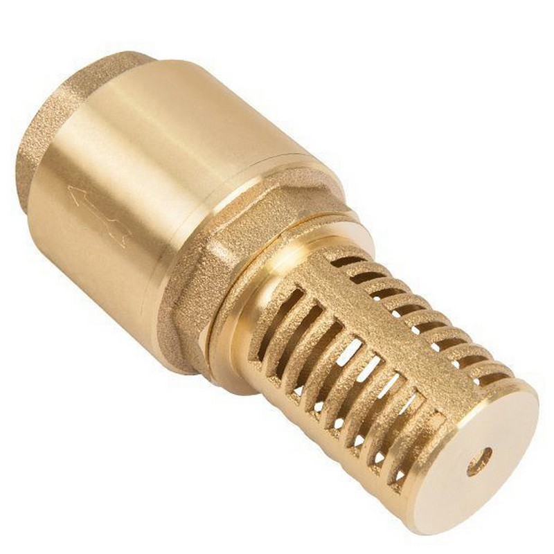 Клапан обратный с сеткой 1" латунь