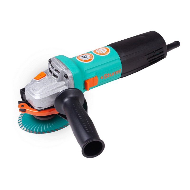 Шлифмашина угловая STURM AG9012TE, 125мм 1100вт 4000-10000об/мин, плав.пуск