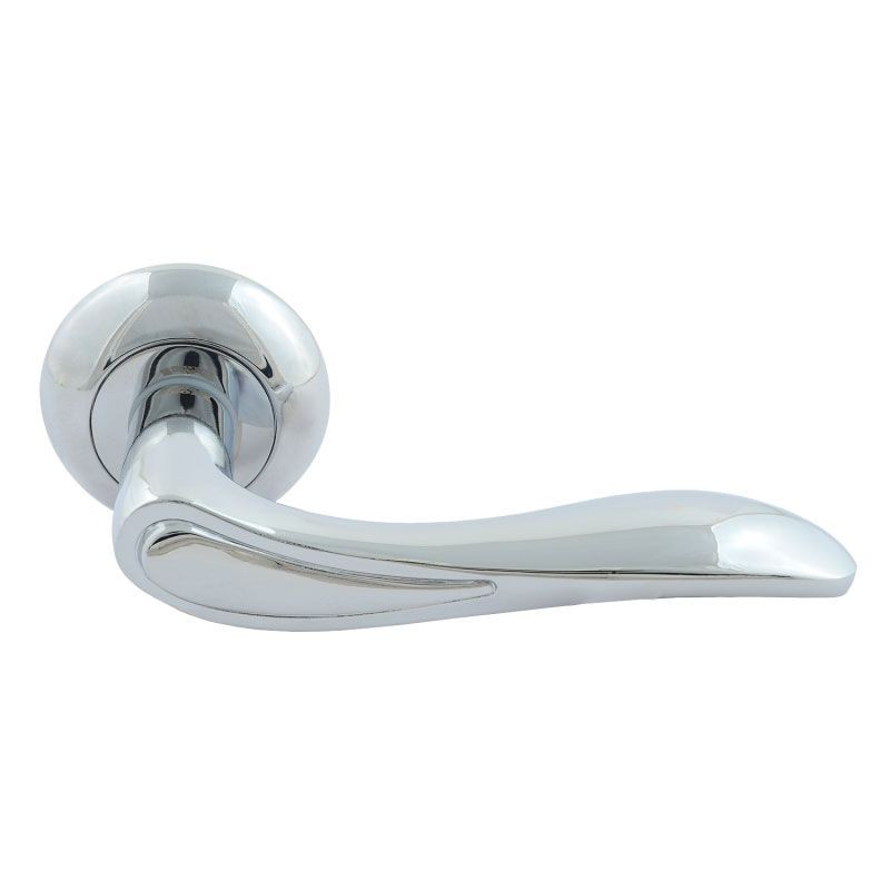 Ручка дверная  AL 105А AL (хром) Н-М