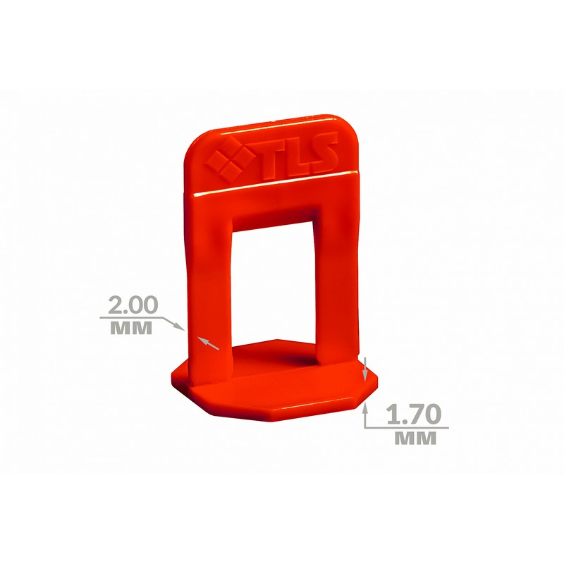 Система выравнивания плитки (СВП) TLS-Profi. Зажим 2мм (100шт)