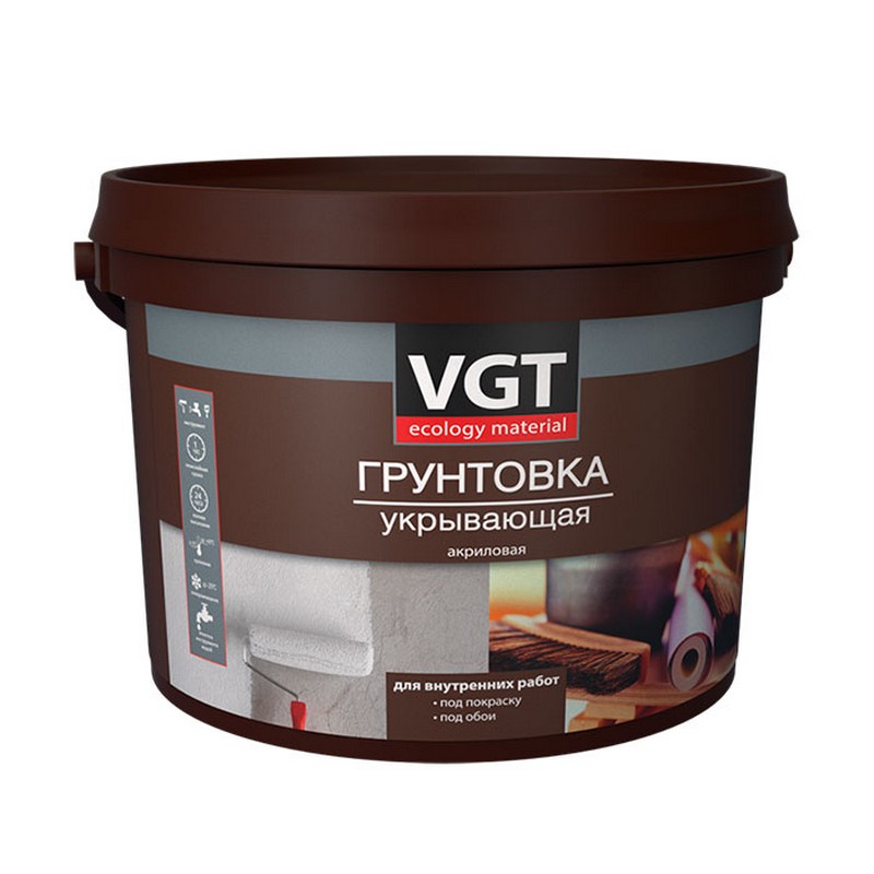 Грунтовка ВДАК-0301 укрывистая д/вн.работ белая 3,0кг
