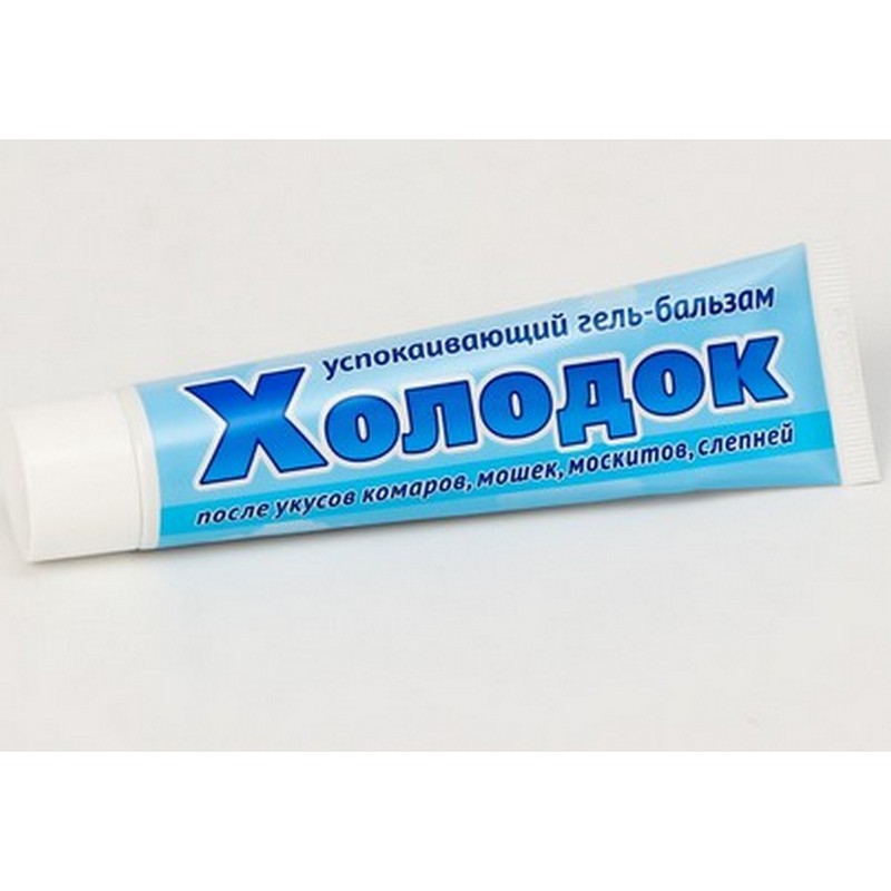 Гель-бальзам "Холодок", после укусов комаров, мошек, москитов, слепней, успокаивающий, 50 мл