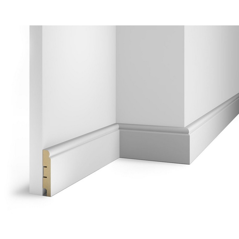 Плинтус Мдф ARTIVA №9, дуб серебристый, 80х16х2400