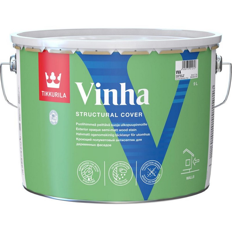 Антисептик кроющий TIKKURILA VINHA CLASSIC VA 9л