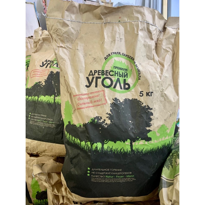 Уголь древесный 5кг