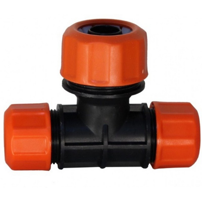 Переходник Т-образный для шлангов 1/2-1/2-3/4 AMIGO 74011