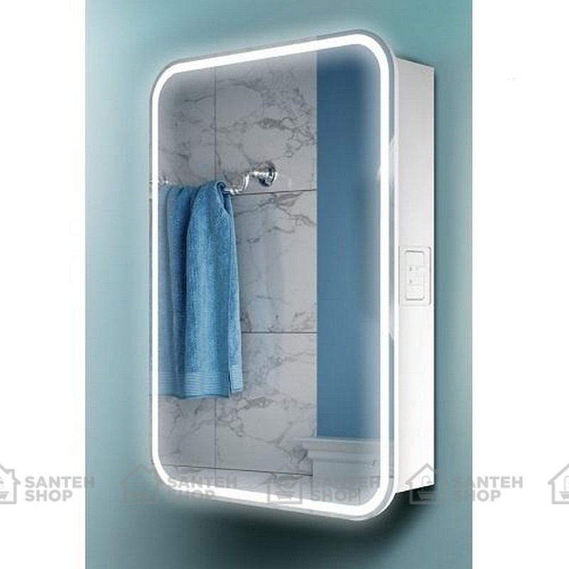 Шкаф зеркало RITA 60,белый