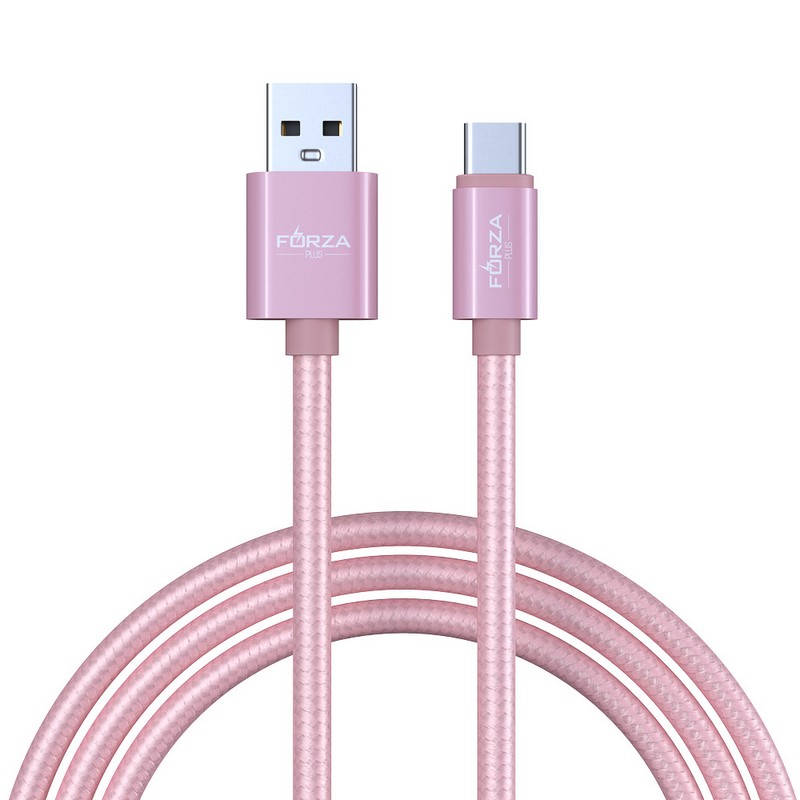 Кабель для зарядки Type-C удлиненный 1.5м 1,5А ткан.опл. FORZA 931-068