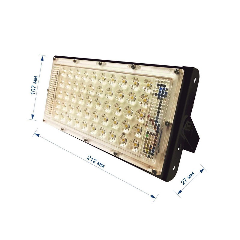 Прожектор LED "трансформер" 30вт 4000К 4000lm IP65 212х107х27мм черный APEYRON 05-42