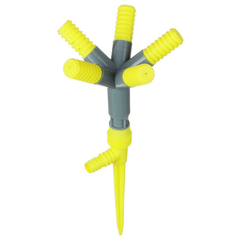 Разбрызгиватель на пике 5-лучевой, круговой, пластик. INBLOOM 160-002