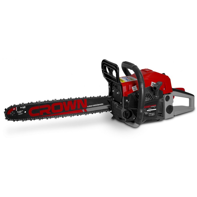 Бензопила CROWN CT20101-18, 1,8кВт/2,45л.с. 18"/450мм 0,325"-1,5мм-72зв.