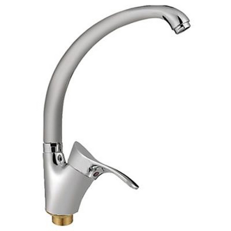 Смеситель для кухни однорычажный черный HB4166-7