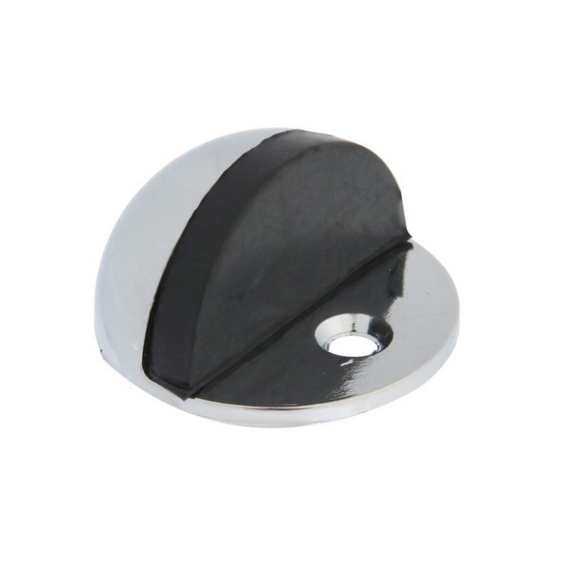 Упор дверной U103CP, d=42 мм, h=23 мм, цвет хром 