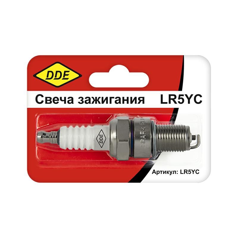Свеча зажигания DDE LR5YC (Champion RN9YC, Bosch WR7DC, NGK BPR6ES) GG950, DPG1101i, DPG1201i, "Хо