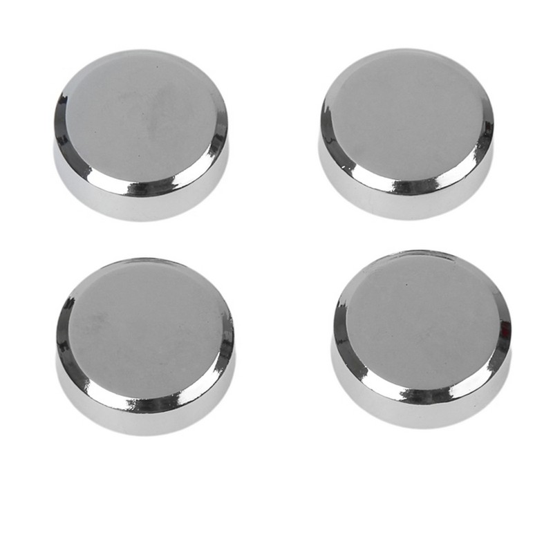 Зеркалодержатель (арт.1189), d=25 мм, без сверления, цвет хром, 4 шт. 857134  