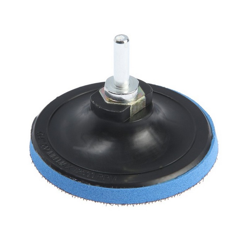 Диск опорный с липучкой для УШМ 100мм М14 +перех. для дрели ТУНДРА 4279270