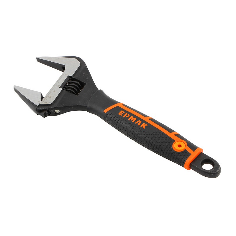 Ключ разводной 250мм удлинен.тонкие губки ЕРМАК 655-087 